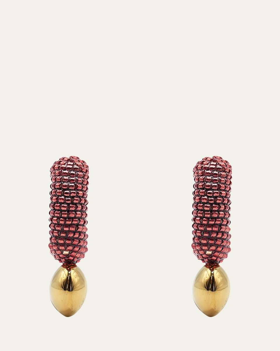 Origen Hoop Earrings, Grapefruit